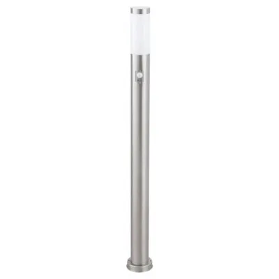 Obrázok produktu pre Rabalux Chrómový záhradný stĺpik s pohybovým čidlom Inox Torch pre žiarovku E27 110cm 8268