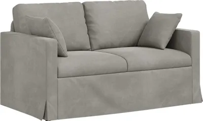 Immagine prodotto di vidaXL Divano Grigio chiaro 138 x 78 x 80 cm Velluto