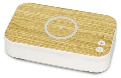 Produktbild von IMMAX UV-C Sterilisator für Handys, Atemschutzmasken a belanglos Themen/ Qi aufladen/ USB/...
