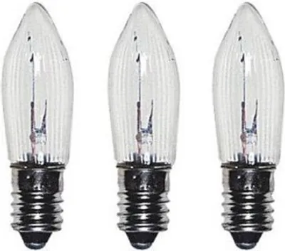 Zdjęcie produktu dla Blister x3 zapasowe żarówki 55V 3W E10 TOPPLAMPA 8264,000 Markslojd