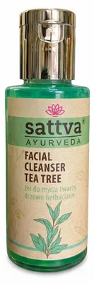 ŻEL DO MYCIA TWARZY DRZEWO HERBACIANE 100 ml - SATTVA (AYURVEDA)