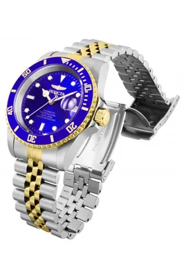 Produktbild von Invicta Pro Diver 29182 Herren Uhr - Automatik Bewegung - Edelstahl mit Blauem Zifferblatt - 42 mm