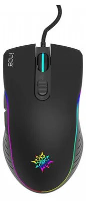 Image de INCA Gaming Maus IMG-GT15 4800 DPI, RGB, 7 Tasten, USB, SW retail