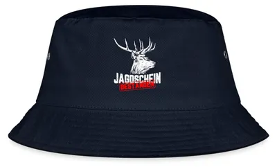 Produktbild von Spreadshirt Jagdschein Bestanden | Jagdprüfung Fischerhut, S/M (Caps), Navy