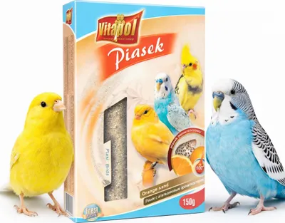 Zdjęcie produktu dla Vitapol Piasek dla ptaków - pomarańczowy 1,5kg