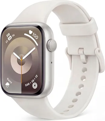 Produktbild von Smartwatch Damen Herren, mit Schrittzähler/Blutdruckmessung/Pulsuhren/Telefonfunktion, Schlaftracker, 120+ Sportmodi, IP68 Wasserdicht Sportuhr
