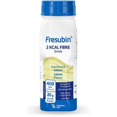 Produktbild von Fresubin 2 kcal Fibre Drink Lemon Trinkflasche 24X200 ml