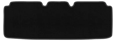 Image de Tapis arrière en moquette pour Tesla Model S II 2016- (berline) – 2 pièces, noirs, sur mesure – Wielganizator LUX