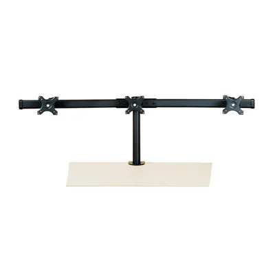 Produktbild von VALUE LCD-Triple-Arm Trägerstange, schwarz, Tischmontage, bis 3x 8 kg