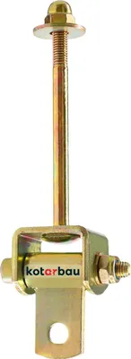 Immagine prodotto di KOTARBAU® Gancio per altalena 118 mm Cuscinetto a cerniera Fissaggio per attrezzature da gioco Gancio per altalena Fissaggio per amaca Acciaio zincato Oro