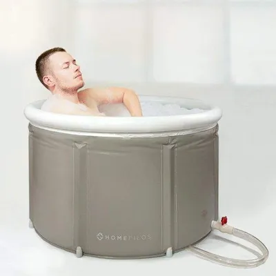 Immagine prodotto di Grande vasca gonfiabile per bagni di ghiaccio e allenamenti in acqua fredda per adulti