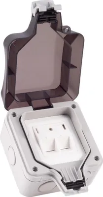 Image de S/CONN maximum connectivity Boîtier extérieur de prise réseau pour Keystones, IP66 (08-10102)