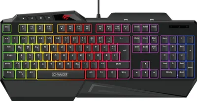 Produktbild von SCHWAIGER -GT108- Gaming Tastatur mit RGB Hintergrundbeleuchtung, Schwarz