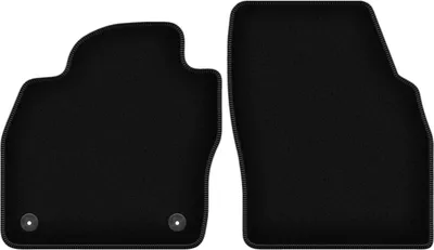 Image de Wielganizator Tapis avant de sol velours sur-mesure pour Seat Ibiza V (2017-, berline à hayon) noir, jeu 2 pièces, fixations