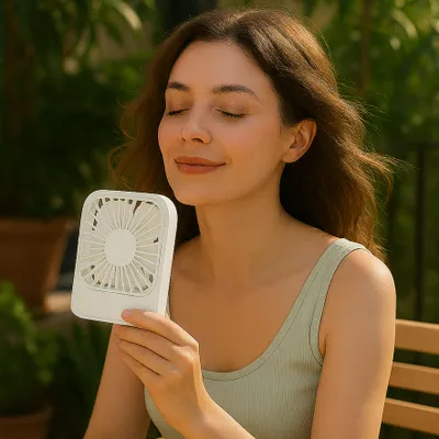 Image de Ventilateur Portable Compact Et Rechargeable