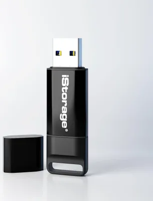 Produktbild von iStorage datAshur BT, 64 GB, USB Typ-A, 3.2 Gen 1 (3.1 Gen 1), 170 MB/s, Schutzhülle, Schwarz