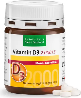 Produktbild von Sanct Bernhard Vitamin-D3-2000 I.E. - 150 Tabletten