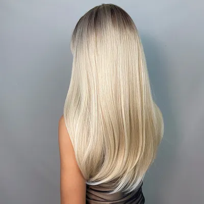Obrázok produktu pre Blonde Perücke Frau - Sassy Goods Perücken Frauen Langes Haar - Inkl.Haarnetz - 70 cm