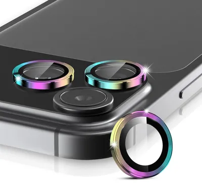 Produktbild von Kamera Linsenschutz Glas Set für Apple iPhone 18 Pro Schutzglas Camera Linse Schutz Panzerfolie 9H Regenbogenfarben