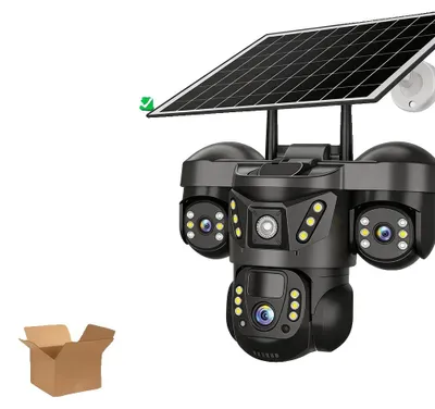 Obrázok produktu pre IP kamera, solárne napájaná, s možnosťou otáčania, naklápania a zoomu, WiFi solárna kamera