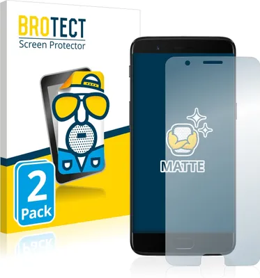 Produktbild von 2x BROTECT Schutzfolie für OnePlus 5 Displayschutz Displayschutzfolie Folie Matt Entspiegelungsfolie