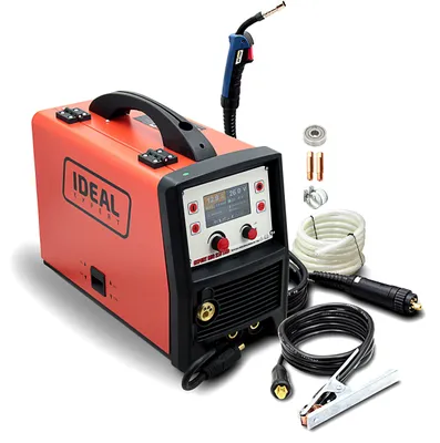 Obrázok produktu pre Zvárač MIG/MAG 200A – Synergia 3 v 1 – Bez plynu, s fluxom – Zváranie TIG a MMA