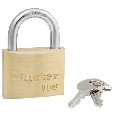 Image de Cadenas en laiton Master Lock à clé 4150 - 50 mm