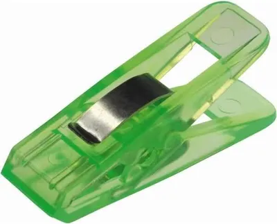 Produktbild von Briefklemmer Multi Clip Taifun 15x50mm VE=100 Stück kristallgrün
