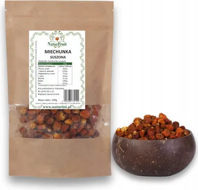 Zdjęcie produktu dla Miechunka Suszona Wiśnia Peruwiańska Physalis 500G