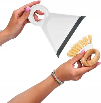 Produktbild von Reinigungsset KLEINE BÜRSTE TISCH KEHRSCHAUFEL für Streukrümel