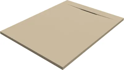 Produktbild von SANYCCES SIENA Rechteckige Duschwanne SanyDur Gel Coat 120 x 90 cm, Creme