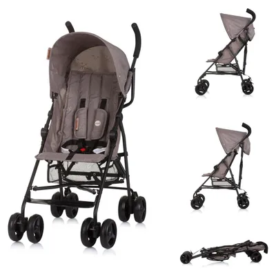 Obrázok produktu pre Chipolino kočík, buggy point 5-bodové bezpečnostné pásy, nastaviteľné operadlo, košík béžová P