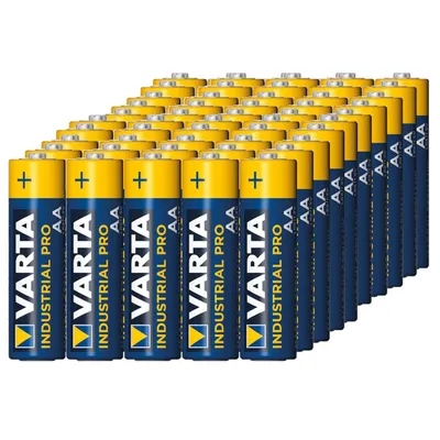 Produktbild von 50x R-06 LR6 AA 1,5V Alkalibatterie Varta Industrial 4006