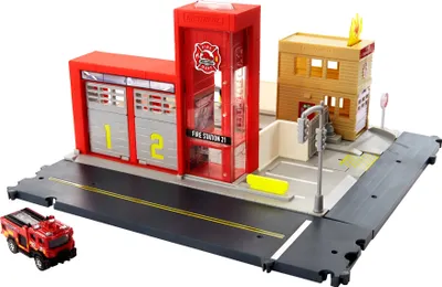 Produktbild von Matchbox Feuerwache Spielset