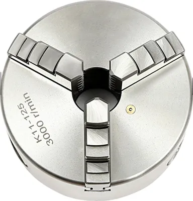Image de Mandrin de tournage, 3 mors, diamètre 125 mm, argent