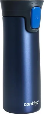 Produktbild von ContiGo! Pinnacle Thermobecher Kaffeebecher 420 ml Isolierbecher ToGo Becher Blau