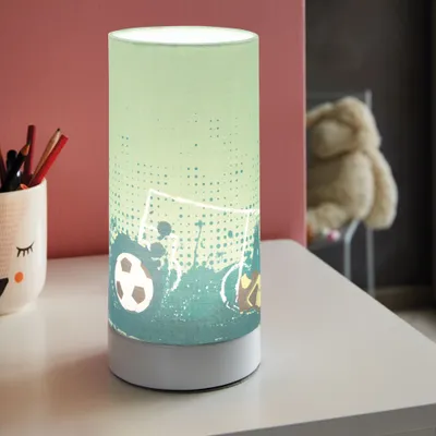 Zdjęcie produktu dla EGLO Tabara, Zielony, Biały, Tkanina, Stal, Pokój dziecięcy, II, 6 W, 3000 K