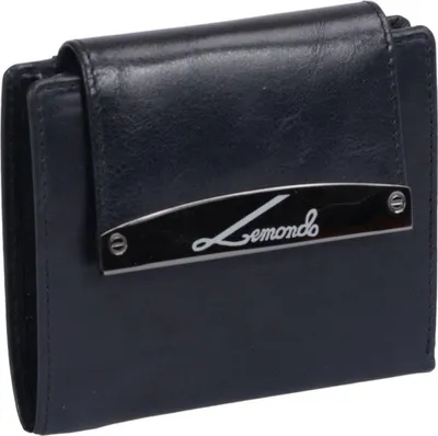 Produktbild von Leder Damenbörse LEMONDO, schwarz