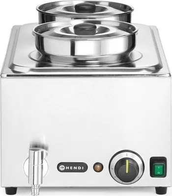 Immagine prodotto di Set Ranger per bagnomaria HENDI - con 2 contenitori GN da 4 l e coperchi, 1000 W, 30–85 °C