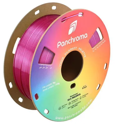 Produktbild von Polymaker CA3010 - Filament Panchroma PLA Silk Magenta 1.75 mm 1 kg
