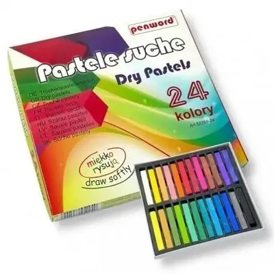 Immagine prodotto di Pastelli secchi, 24 colori - Penword