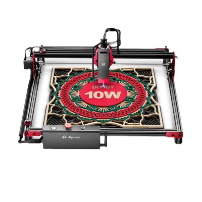 Obrázek produktu pro Laserová řezačka ALGO pro kutily, gravírovací plocha 400x400mm, kompatibilní s LightBurn, DIY-KIT 10W