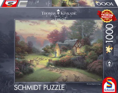 Image de Schmidt 59678 Kinkade Spirit Cottage 1000 pièces puzzle