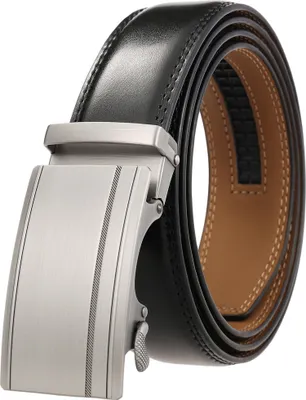 Produktbild von Herren Gürtel Ratsche Automatik Gürtel für Männer 35mm Breit Ledergürtel