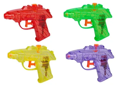 Produktbild von Wasserpistolen 4er Set 11,5cm