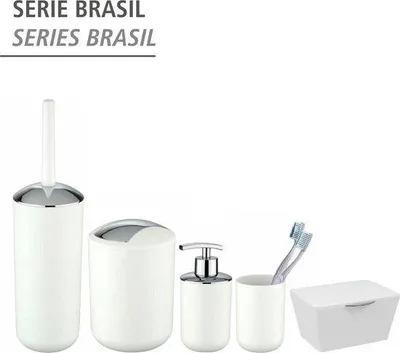 Image de Distributeur de savon liquide blanc, 0,32 litre
