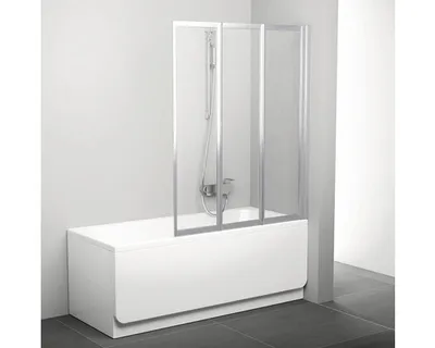 Obrázek produktu pro RAVAK Vanová zástěna VS3 115, satin, transparent, 795S0U00Z1