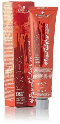 Produktbild von Schwarzkopf Igora Royal Dusted Rouge, Rot, 9-674, Unisex, 60 ml, Alle Haare, Farbspeichernd, Glanz