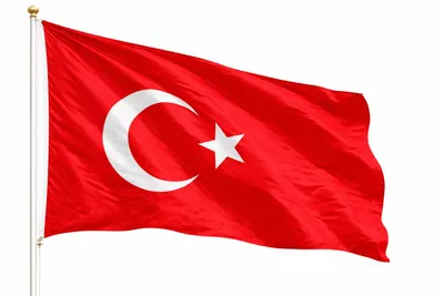 Produktbild von Türkei Flagge 90x150 cm – WM 2026 Weltmeisterschaft Fahne Fanartikel aus strapazierfähigem Polyester mit Metallösen