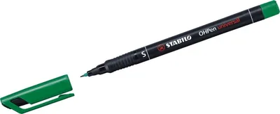 Zdjęcie produktu dla Stabilo - Flamaster OHP 841/36 Um SF Zielony | 1 sztuka | 10 sztuk